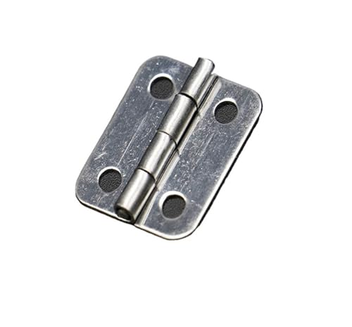 10 st 25 mm X 20 Silver Mini Dörrgångjärn Skåp Låda Smyckeskrin Gångjärnsskruvar for möbelbeslag