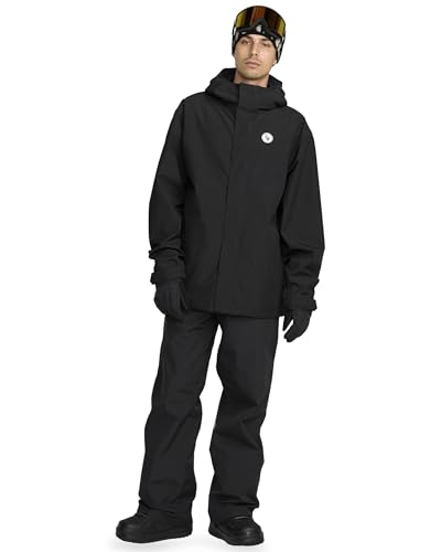 Image of Volcom Men's Buckthreeeighty Snowboard Jacket - 10k Waterproof 2-layer Shell, Zip Tech