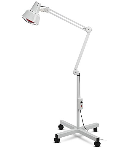 Termoterapia Dolore Muscolare Lampada A Infrarossi 275W - Termoterapia Per Dolori Muscolari, Regolabile, Con Ruote, 220V Terapia Del Dolore Muscolare