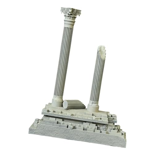 Image of ATORSE Roman Column Decoration Resin Small Aquarium Decoration Roman Ruins Ornament Set B Pet Supplies | Fish & Aquariums | Decorations