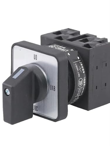 Voltmètre LW42A2-281/LF405 commutateur universel triphasé 20A pour détection précise