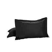 Mantovana Giroletto Antipolvere In Poliestere Spazzolato – 3 Lati – Facile Montaggio – 38 Cm – Nero (Letto Matrimoniale 137x190 Cm) - 5