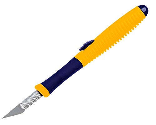 Modelcraft Retractable Hobby Knife #1, Yellow