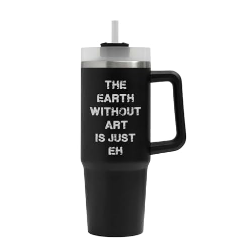 Earth Without Art Banksy - Vaso grande, taza de Banksy de Tierra sin arte, termo aislado, taza grande