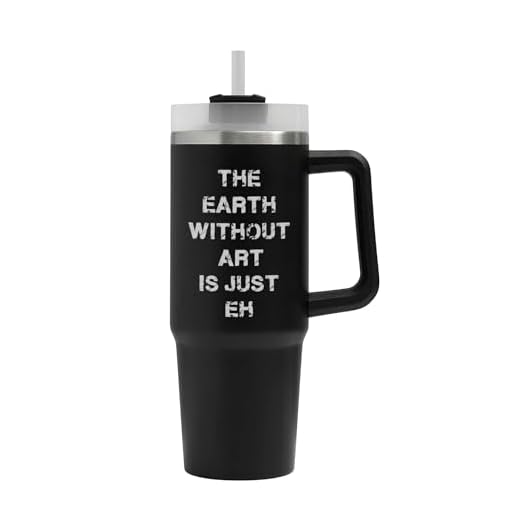 Earth Without Art Banksy - Vaso grande, taza de Banksy de Tierra sin arte, termo aislado, taza grande