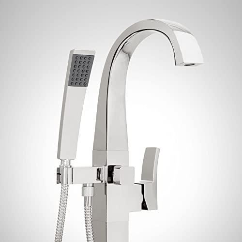 Signature Hardware 477018 Vilamonte Floor Mounted Tub Filler Faucet - Includes Hand Shower #TOP3