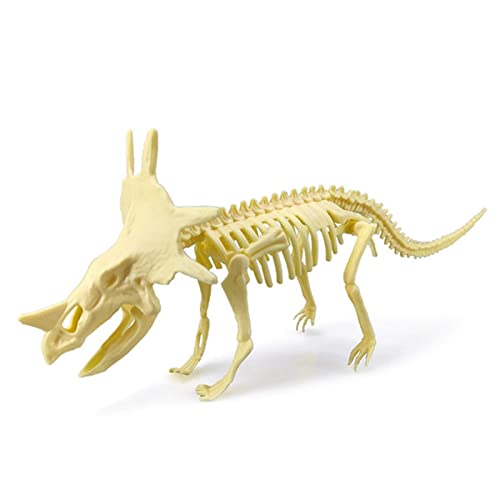 Artesanato com as dinossauro esqueleto 3D – Kits modelo osso esqueleto dinossauro, para adultos, cri