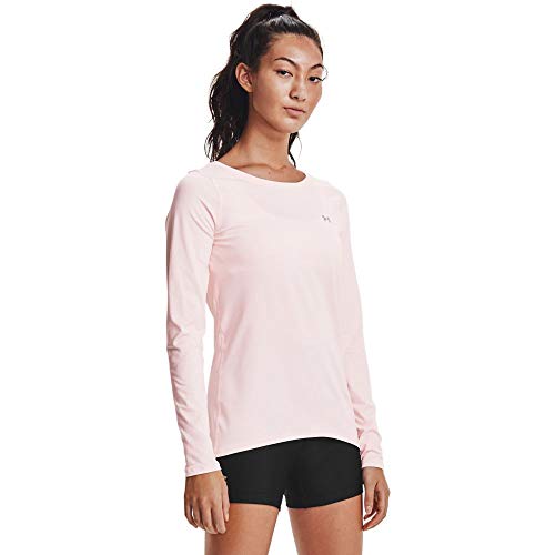 Image of Under Armour Women's Polyester Solid HG Armour Long Sleeve | 1328966-001