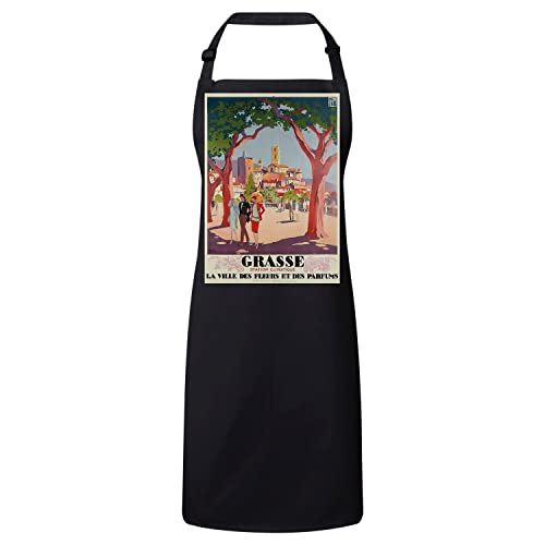 Affiche Vintage Grasse France pour raviver les souvenirs de vacances en cuisine