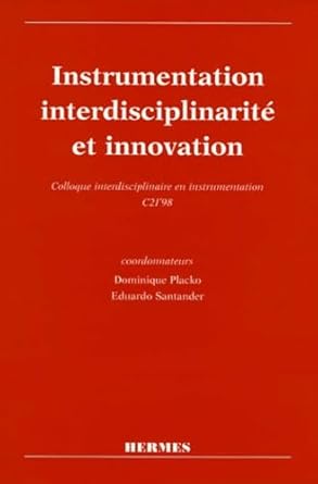 Amazon.fr Instrumentation, Interdisciplinarite Et Innovation