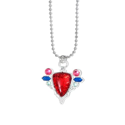 Anime JJBA Necklace Keychain Set - Anime Stand Arrow Pendant