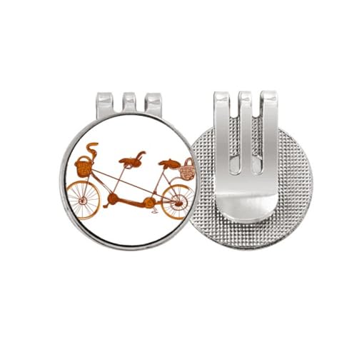 Marqueur de balle de golf triple émail magnétique puissant pour visière