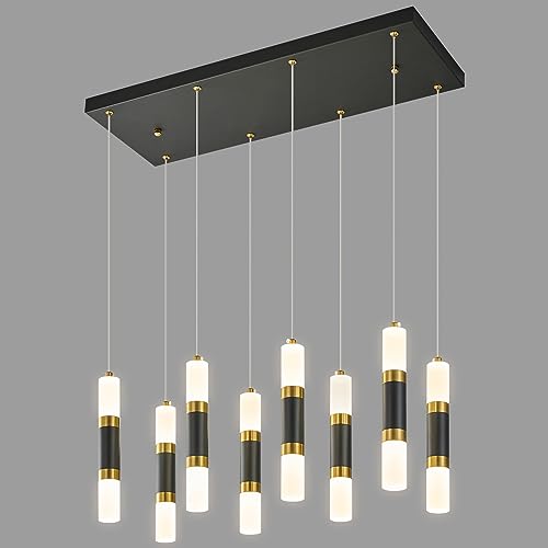 Mini lampes suspendues noires à intensité variable pour optimiser l'îlot - 2