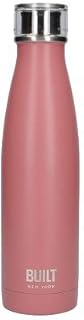 Built Perfect Seal Double-Walled Insulated Stainless Steel Water Bottle, 480 ml, Pale Pink