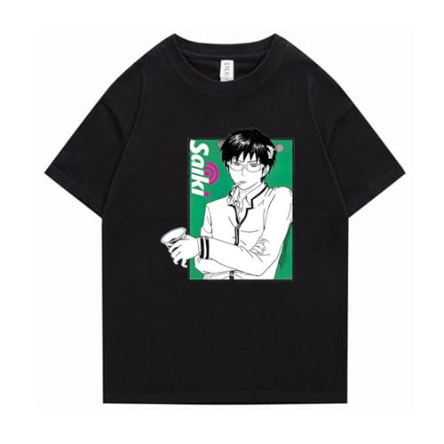 The Disastrous Life of Saiki K T-Shirt Anime Print Casual Harajuku Short Sleeve