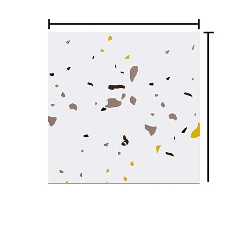 Peel and Stick Floor Tile Sticker 20pcs Wall Stickers PVC Imitation Marble Self-Adhesive Floor 30 * 30cm Waterproof Bathroom Living Room Decoration Decals(Terrazzo)