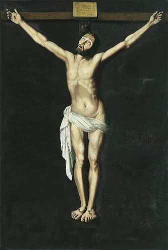 Le Christ en croix Zurbaran Image Art Murale pour Décorer Salon