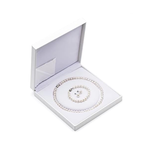Perla Collar De Perlas Cadena con Perlas de cultivo de agua dulce en VIKI Lynn - Imagen 7