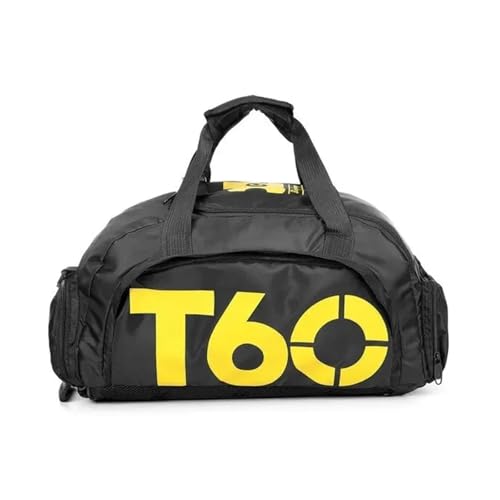 Sac de sport étanche KLVN noir grand format ultraléger pour voyage et yoga