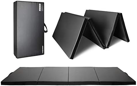 RitFit Upgraded Folding Exercise Mat, 2 Inch Thick Gymnastics Mat...