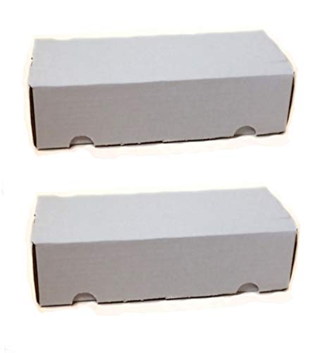 BCW_Supplies BCW 550 Count - Bundle with 2 Corrugated Cardboard Storage Boxes - Baseball, Other Sport Cards, Gaming & Trading Card Collecting Supplies