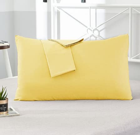Algodón egipcio de 500 hilos sólido almohada casos elegir color y tamaño (todas las tallas y colores)