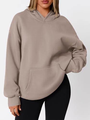 WYNNQUE Hoodies for Women Oversized Sweatshirts Fall Fashion Outfits 2025 Casual Sweaters Tops Fleece Workout Winter Clothes - Image 3