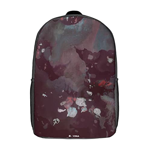 Sac d'école unisexe 17 pouces avec impression 3D artistique pour loisirs
