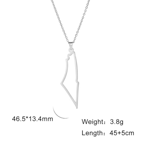 Collier pendentif Israël argent sterling 925 cadeau idéal pour patriotes - 2