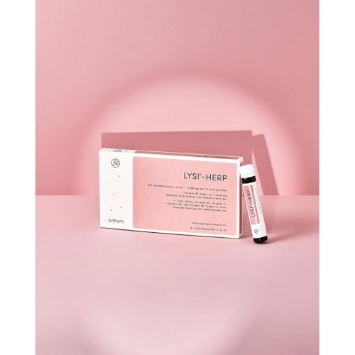 LYSI-HERP - 10 Trinkfläschchen à 25ml - Hochdosiert mit 2.000 mg L-Lysin - Laborgeprüft, glutenfrei, 100% vegan, laktosefrei + in Deutschland produziert