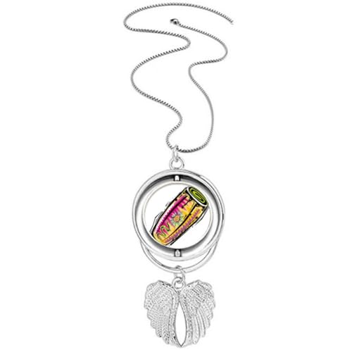 Collier ailes d'ange et pendentif mexicain coloré en émail pour femme