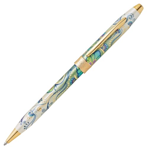Cross Botanica Refillable Ballpoint Pen, Medium Ballpen, Includes Premium Gift Box - Green Daylily