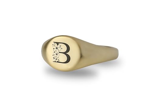 Bague personnalisée avec initiale au quotidien, bijoux lettre pour votre style