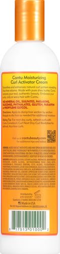 Cantu Shea Butter for Natural Hair Moisturizing Curl Activator Cream, 12 Fl Oz