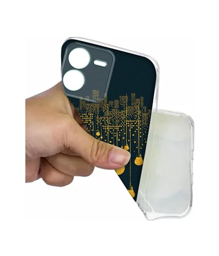 Image of City Light Pattern Design Printed Silicon Soft TPU Back Case Cover for iQOO Z9 5G, Multi Colour
