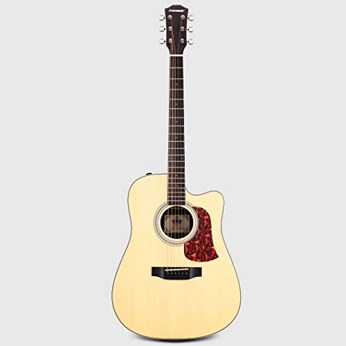 41C`Jb^EFCEngelmannXv[XEbhxjAAR[XeBbNM^[ Engelmann Spruce Solid Top Wooden Guitar Add PickupsbNAbvM^[ (sbNAbvM^[i41inch Pickup