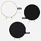 220cm Schwarz Runder Hintergrund Polyester Schwarz Fotografiehintergrund für Runder Kreis Ballonbogen für Babyparty Hochzeit Geburtstagsfeier Dekoration