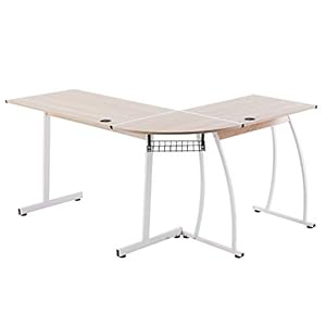 Y-NOT L-vormig hoekbureau 147 x 48 x 75 cm & 112 x 48 x 75 cm computertafel gaming bureau hoekbureau hoektafel werktafel…