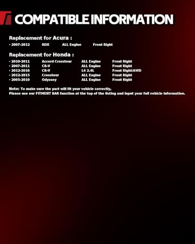 Image of Torchbeam Front Brake Caliper Right for Honda 2012-2016 CR-V 2.4L, Honda 2007-2011 CR-V, Honda 2005-2010 Odyssey, Acura 2007-2012 RDX, Front Right Caliper Replace # 19B2959