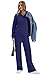 WIHOLL Travel Outfits for Women 2 Piece Sets Airport Outfits for Women 2026 Sweatsuits Airplane Matching Lounge Set Womens Fall Fashion 2026 Two Piece Vacation Clothes Comfy Winter Clothing Navy L