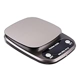 PartyKindom Digitale Küchenwaage Präzisionswaage mit Wiederaufladbarem Akku Küchenwaage mit LCD...
