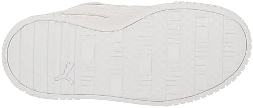 PUMA Carina 2.0 Sneaker, White White Silver, 3 US Unisex Little Kid | Image 3
