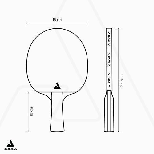 Foto von JOOLA 54820 Tischtennis-Set Duo Bestehend aus 2 Tischtennisschläger+3Tischtennisbälle+1Aufbewahrungstasche,mehrfarbig,onesize