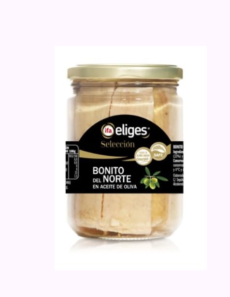 Seleccion Bonito del Norte in Olivenöl, Premium Thunfisch-Filets, 400g Glas, 2er Pack