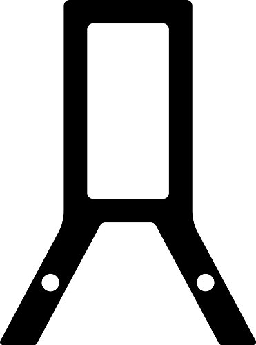 High Caliber 2x4 Target Hanging Hook Assembly Stand - with Pipe Legs(Leg Bracket, 2 Piece)