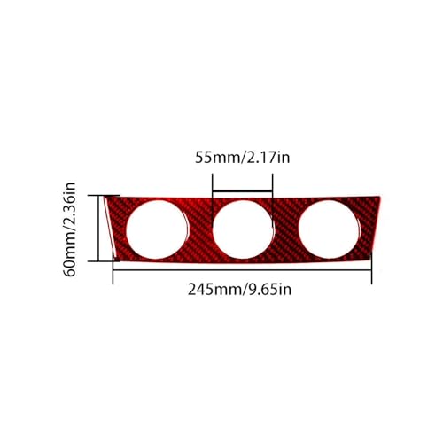 Moulures intérieures de climatisation manuelle Camry 2007 2008 2009 2010 2011 cache rouge