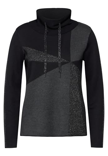 Pull en tricot jacquard Cecil contre le froid printanier en bleu eau - 4