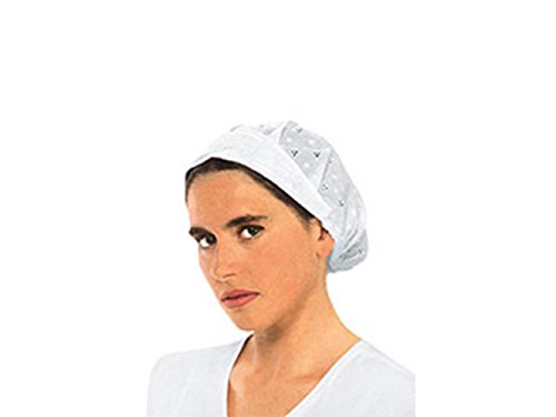 ATELIER DEL RICAMO CUFFIA DONNA PIZZO SANGALLO ISACCO-Bianco