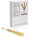 Gold Rock Candy Sugar Sticks - Original Sugar Flavored - 12 Individually Wrapped Gold Candy
