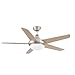 Price comparison product image Faro Barcelona Ovni 33137 Fan with Light, 40 W, Steel, Blades of MDF and Glass Diffuser Opal